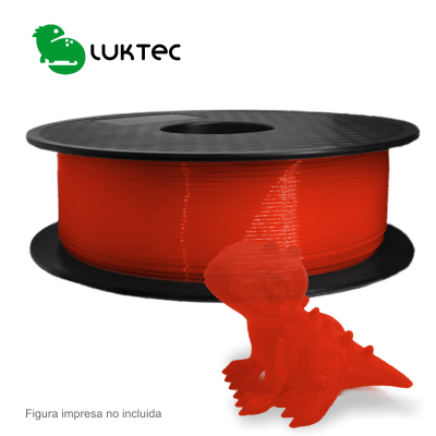 Filamento PLA Rojo Translucido 1.75mm